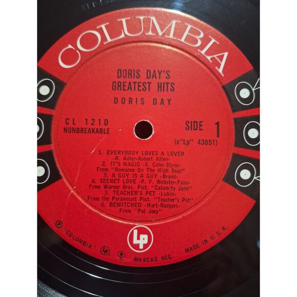 Doris Day – Greatest Hits & Cuttin’ Capers Vinyl LP Lot Columbia Six-Eye Mono - Picture 10 of 11